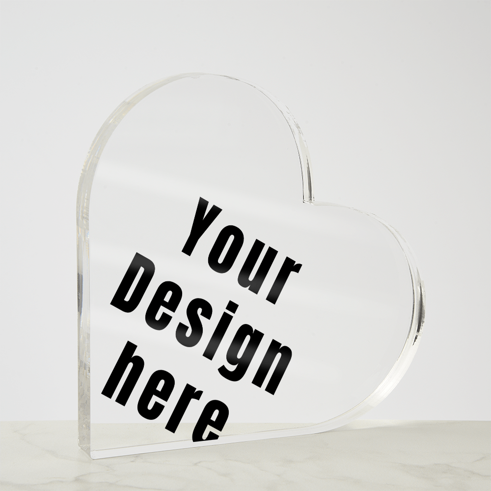Acrylic Heart Block