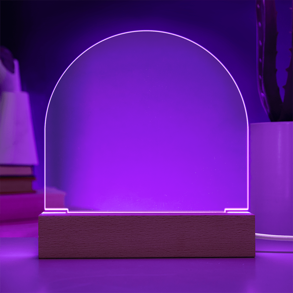 Acrylic Dome Plaque