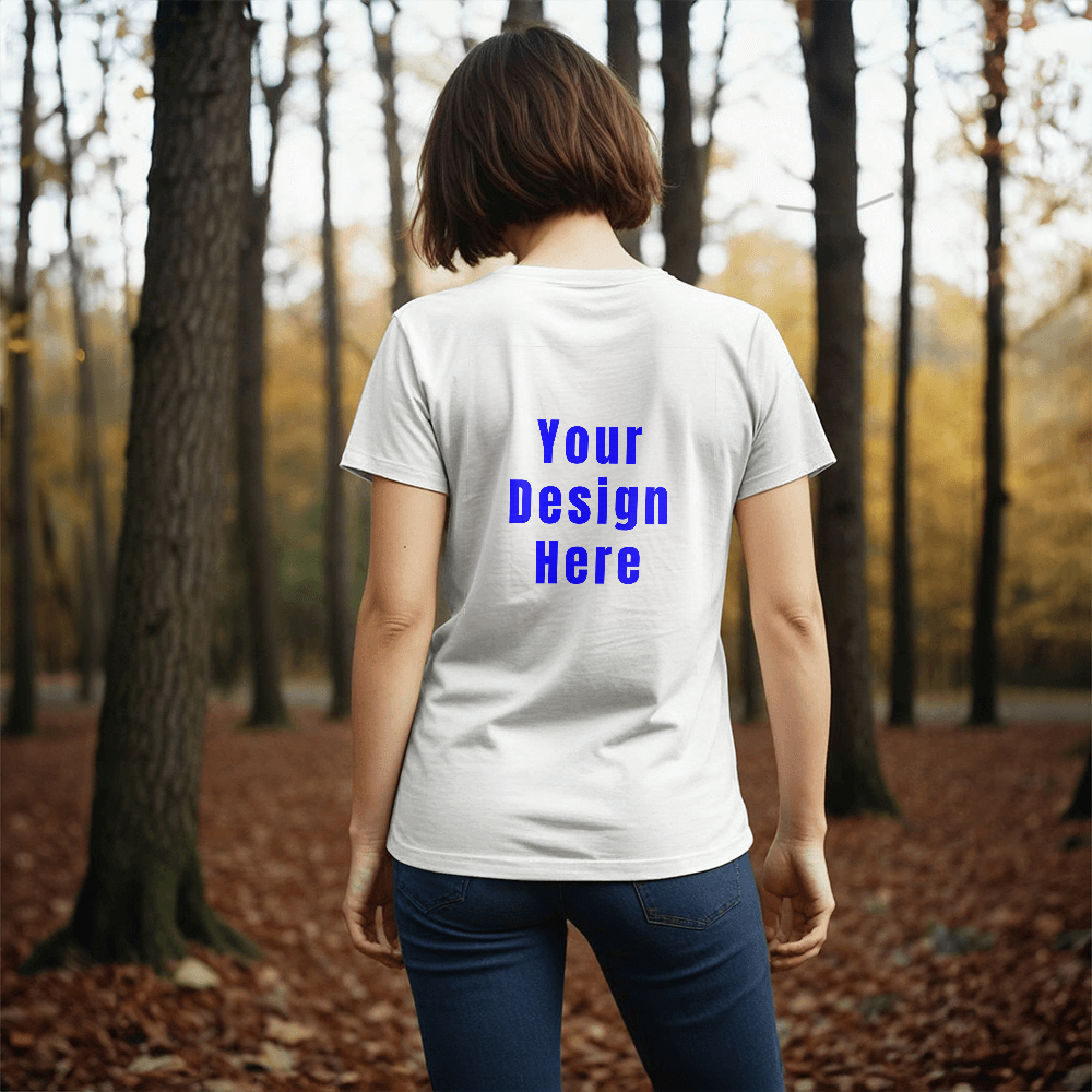 Bella + Canvas 3001 Unisex T-Shirt Back Print