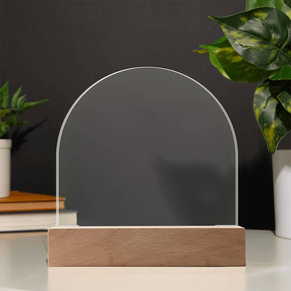 Acrylic Dome Plaque
