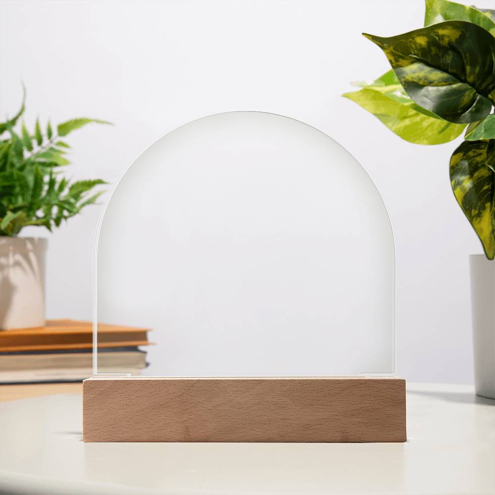 Acrylic Dome Plaque