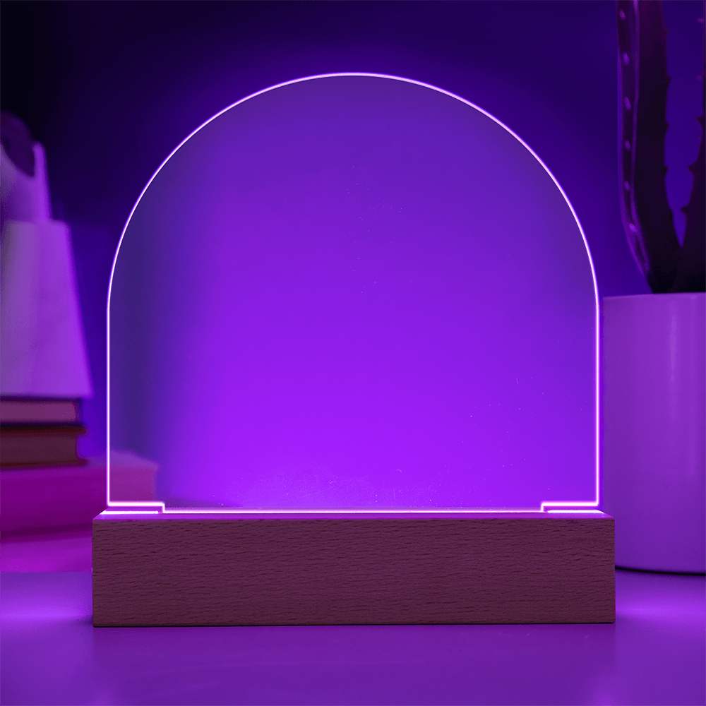 Acrylic Dome Plaque