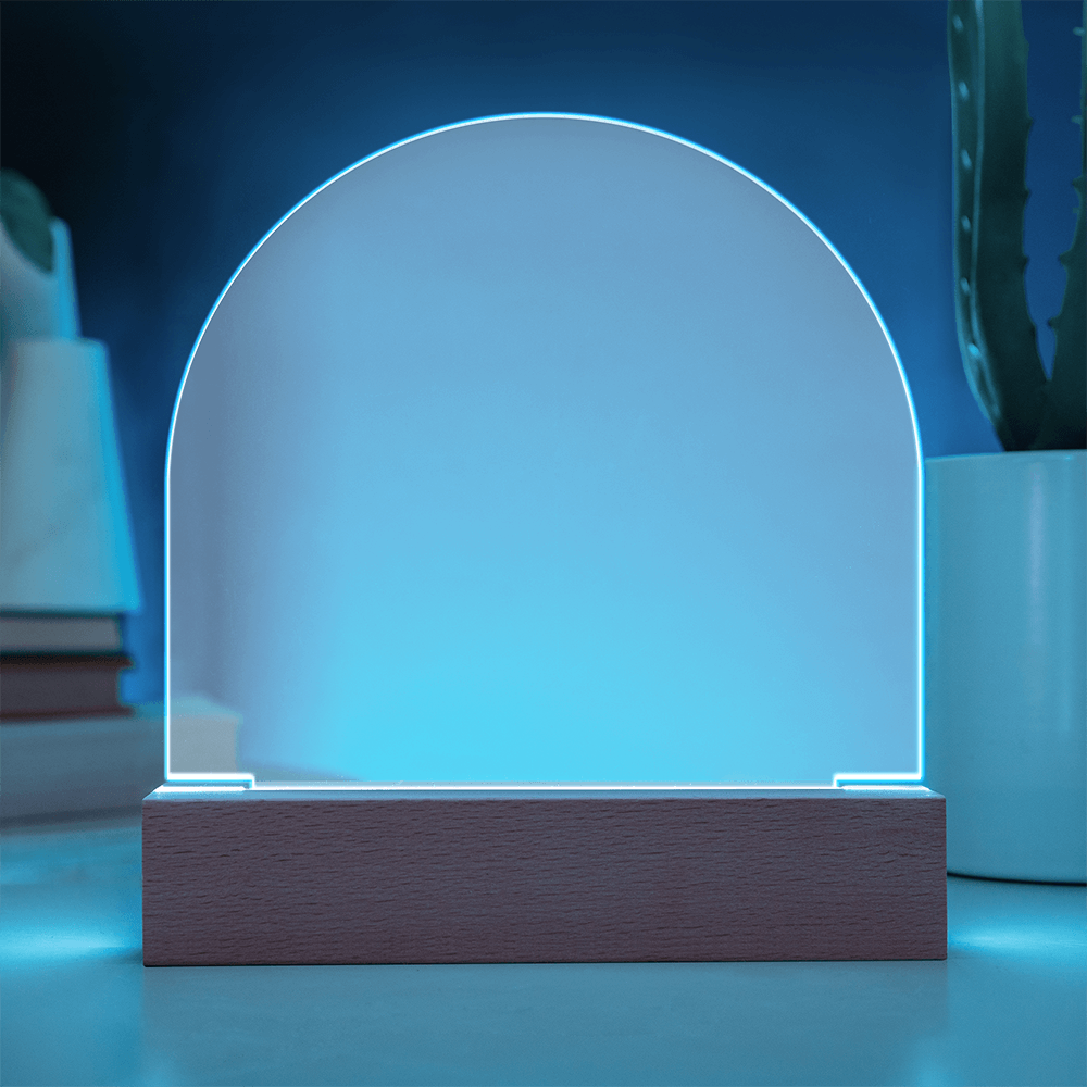 Acrylic Dome Plaque