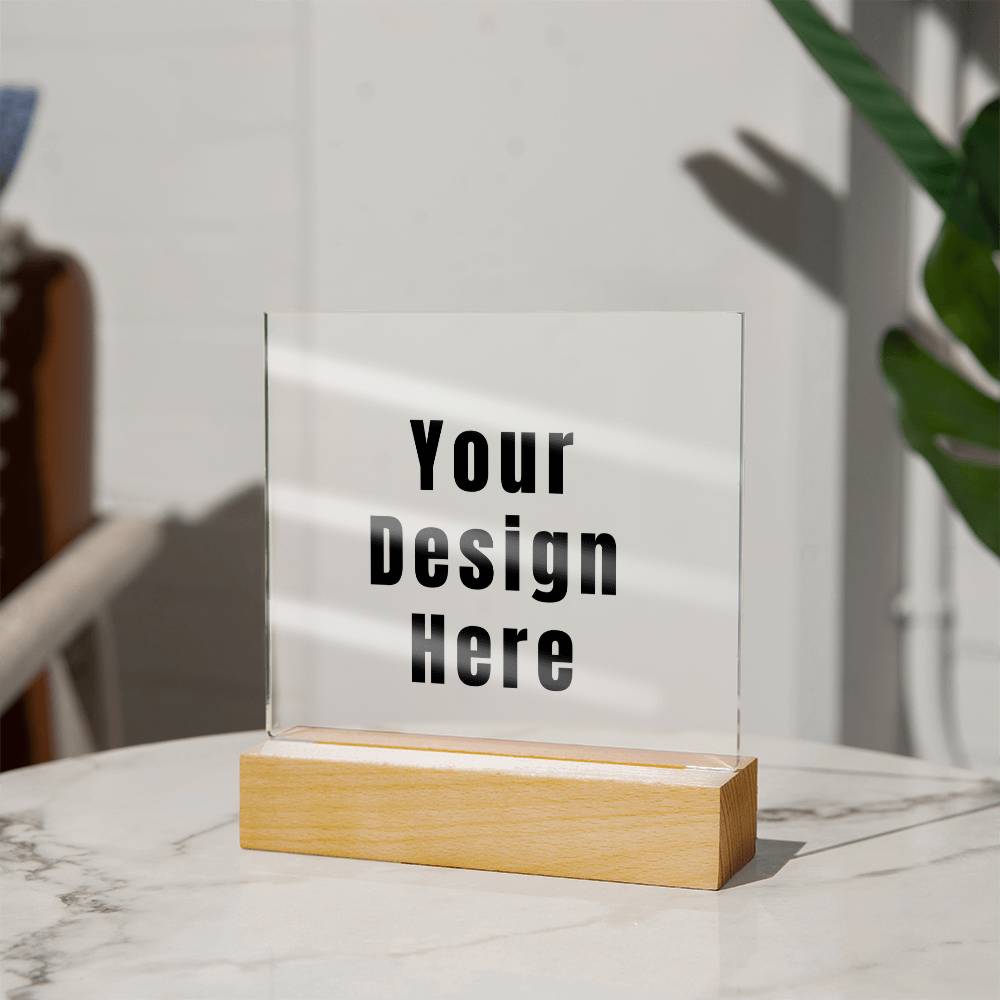 Acrylic Square Plaque