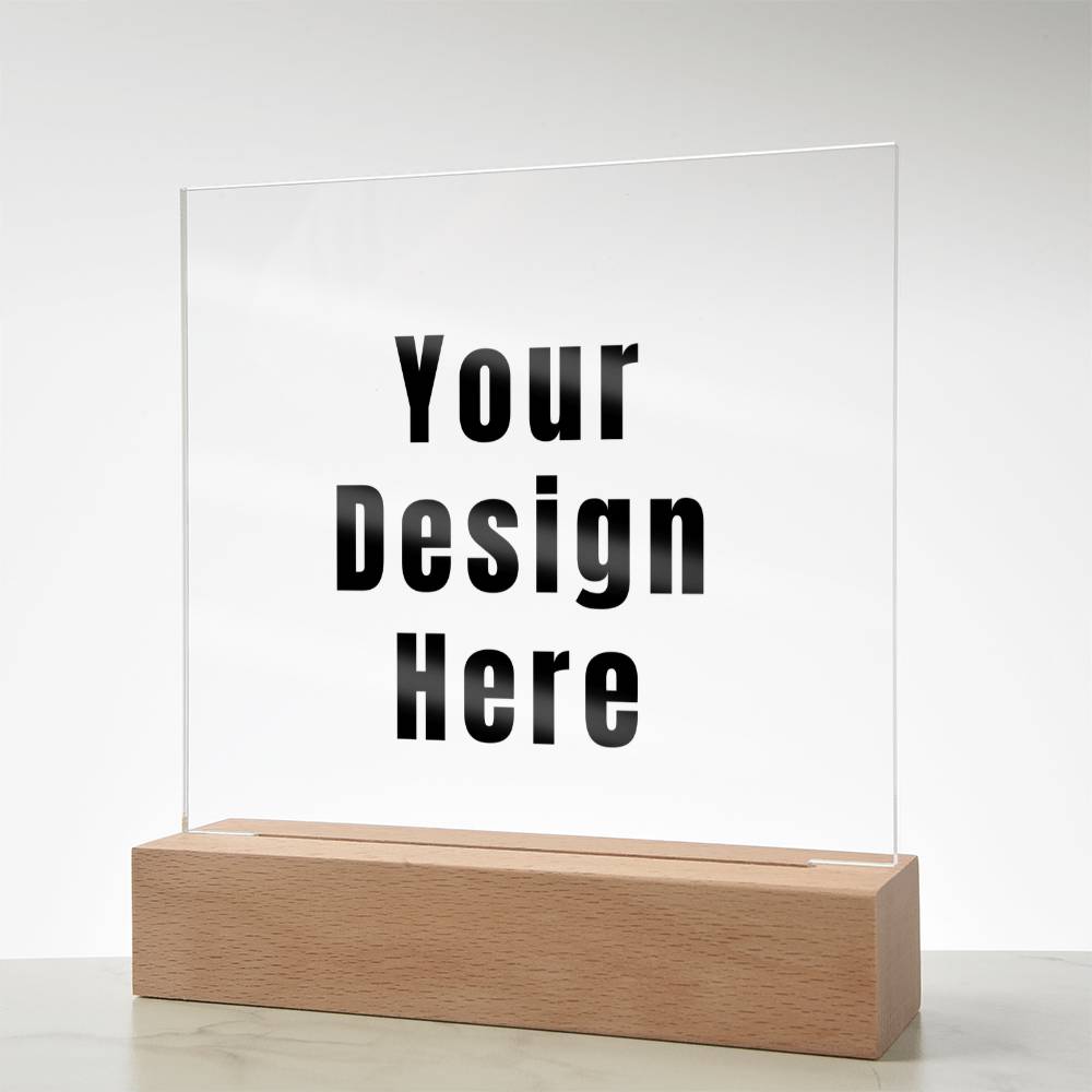 Acrylic Square Plaque