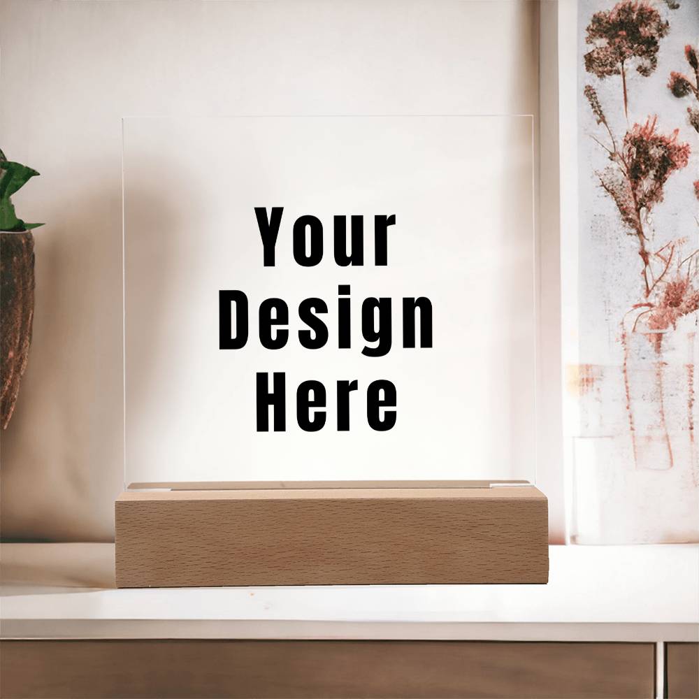 Acrylic Square Plaque