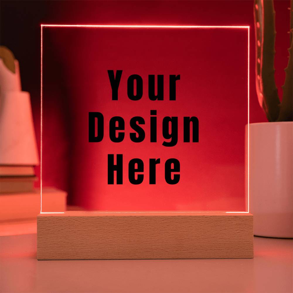 Acrylic Square Plaque