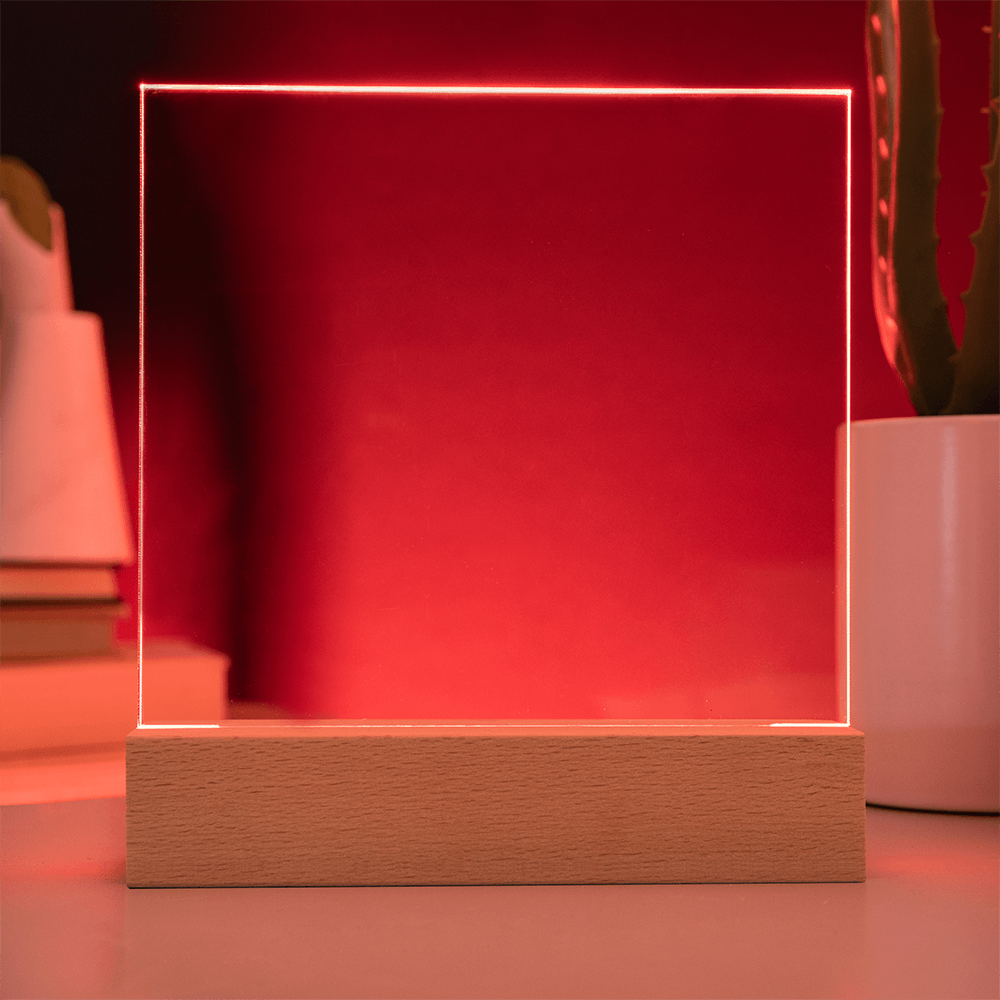 Acrylic Square Plaque