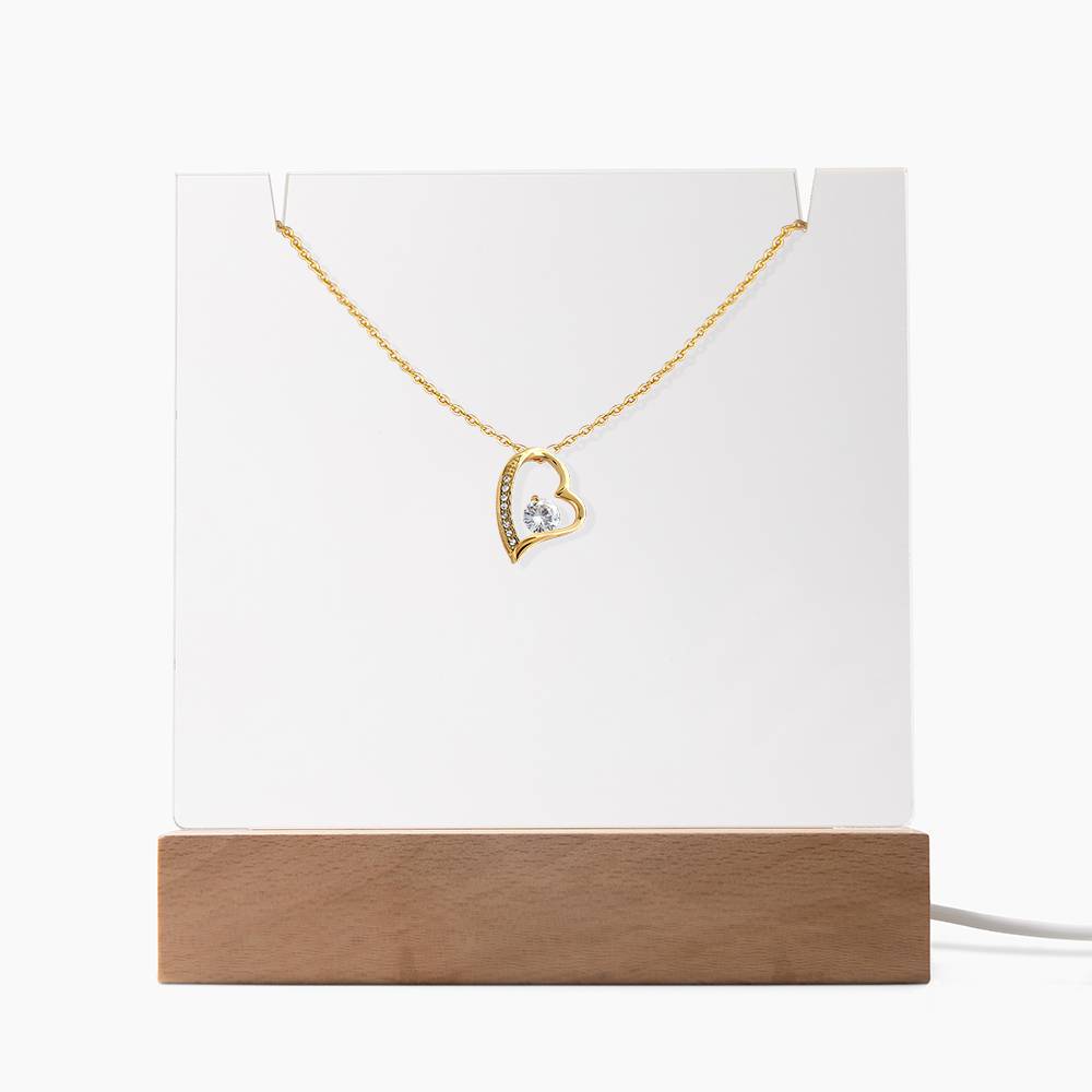 Keepsake Acrylic & Forever Love Necklace