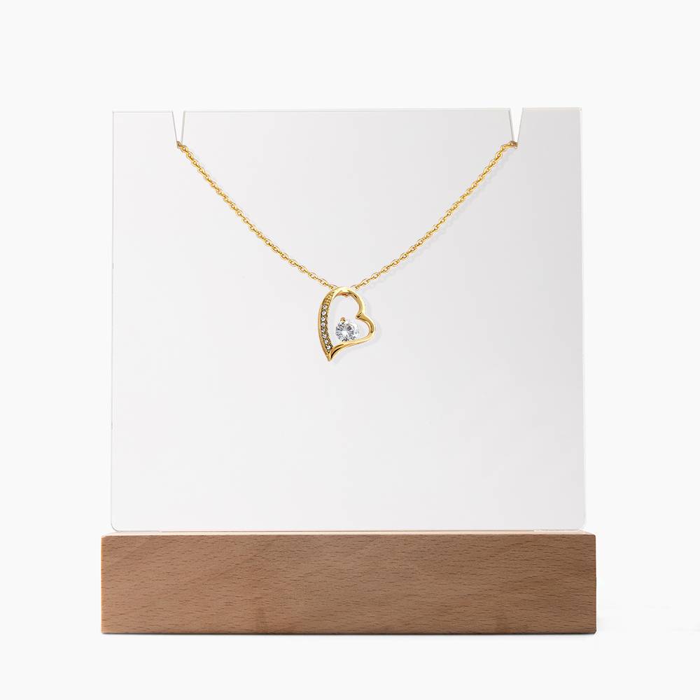 Keepsake Acrylic & Forever Love Necklace