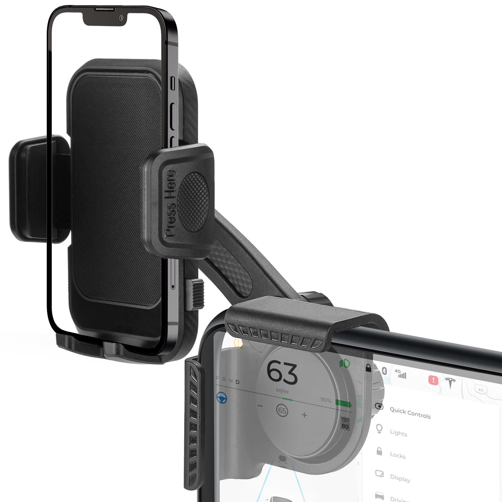 Best Magnetic Tesla Phone Holder - Compatible with All Phones