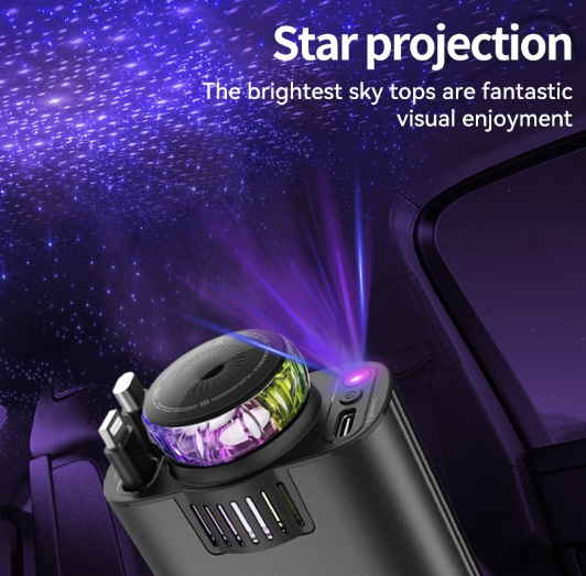 Purple Glow Car Charger