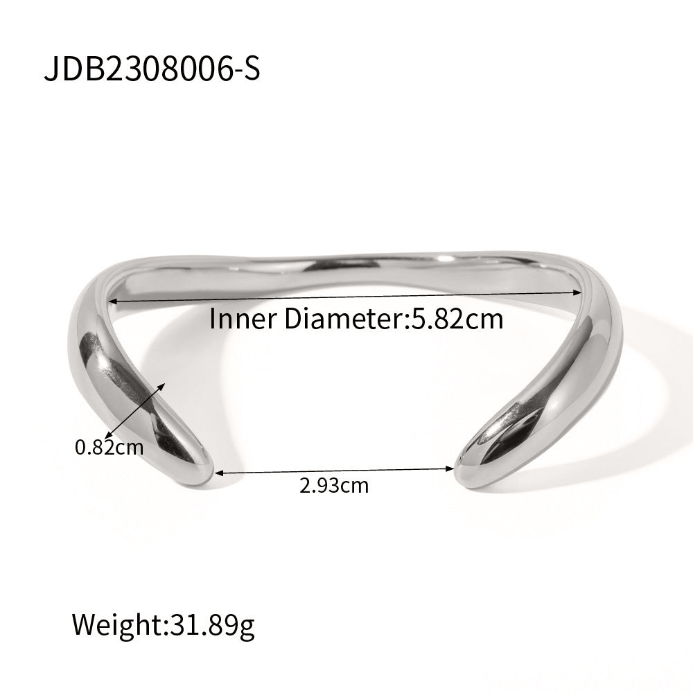 Irregular Fashion Stainless Steel Bracelet Jewelry