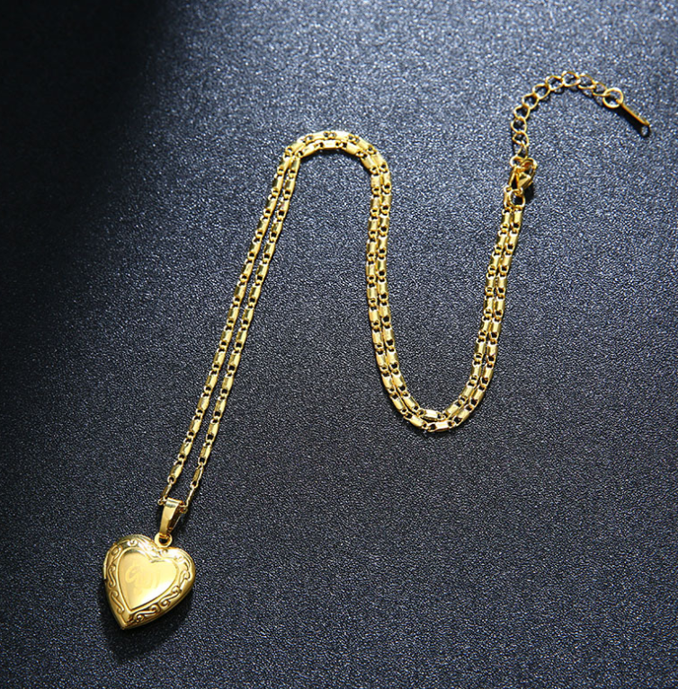Islamic Heart Necklace - Religious Jewelry