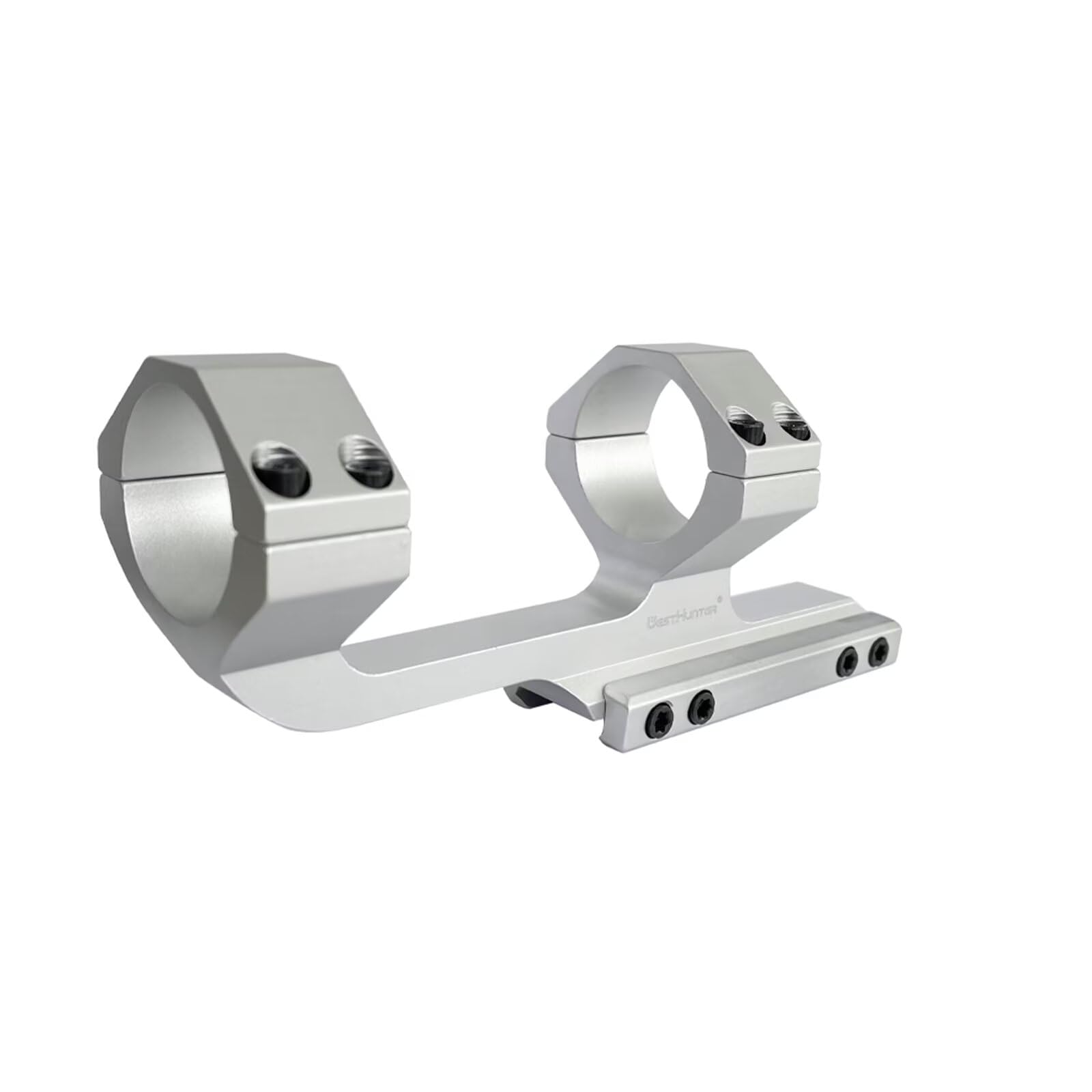 WestHunter Optics 30 mm Cantilever Picatinny Scope Mount | Silver