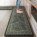 Cozy Cushion Kitchen Mat Set - Anti-Fatigue, Non-Slip, Waterproof, 2-Piece