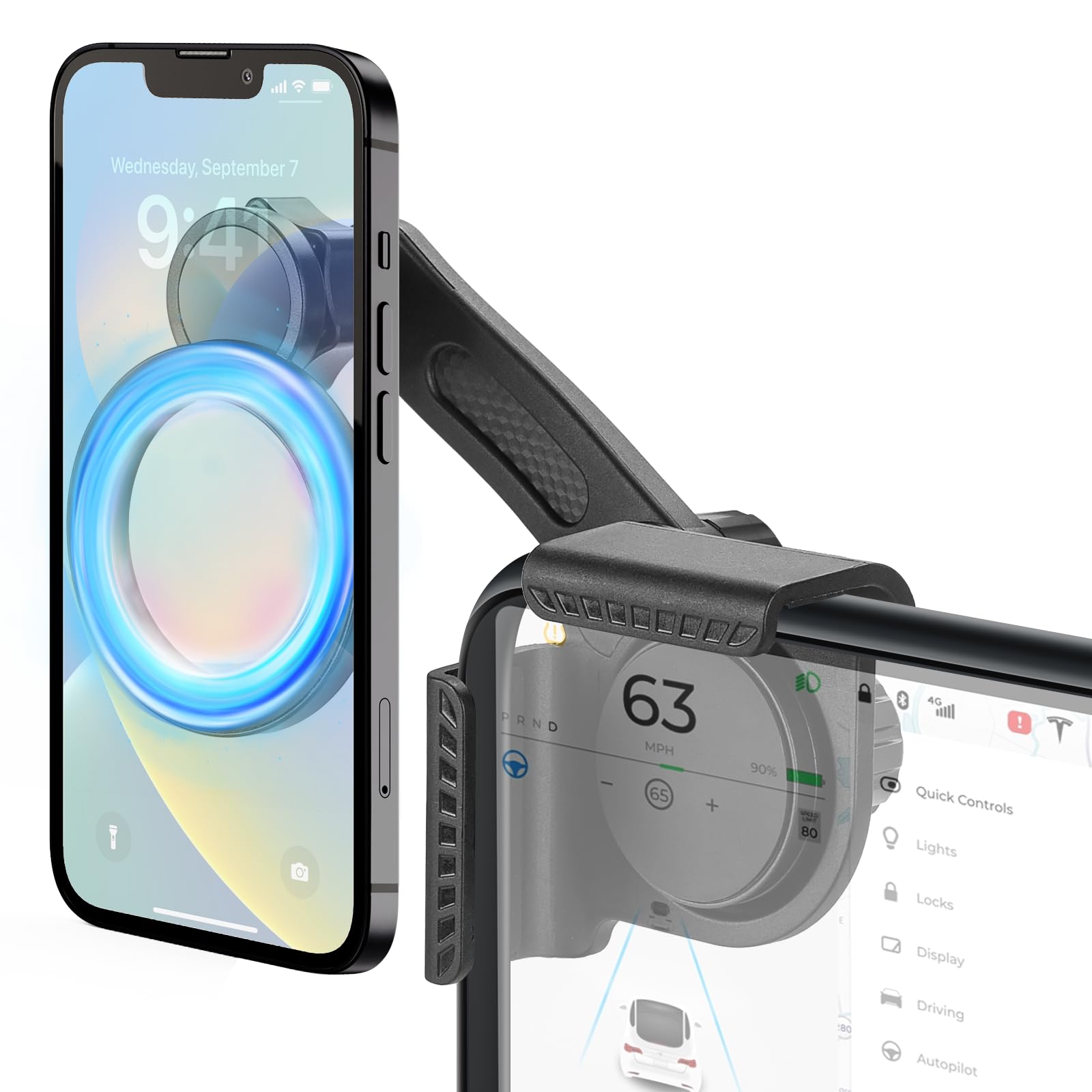 Best Magnetic Tesla Phone Holder - Compatible with All Phones
