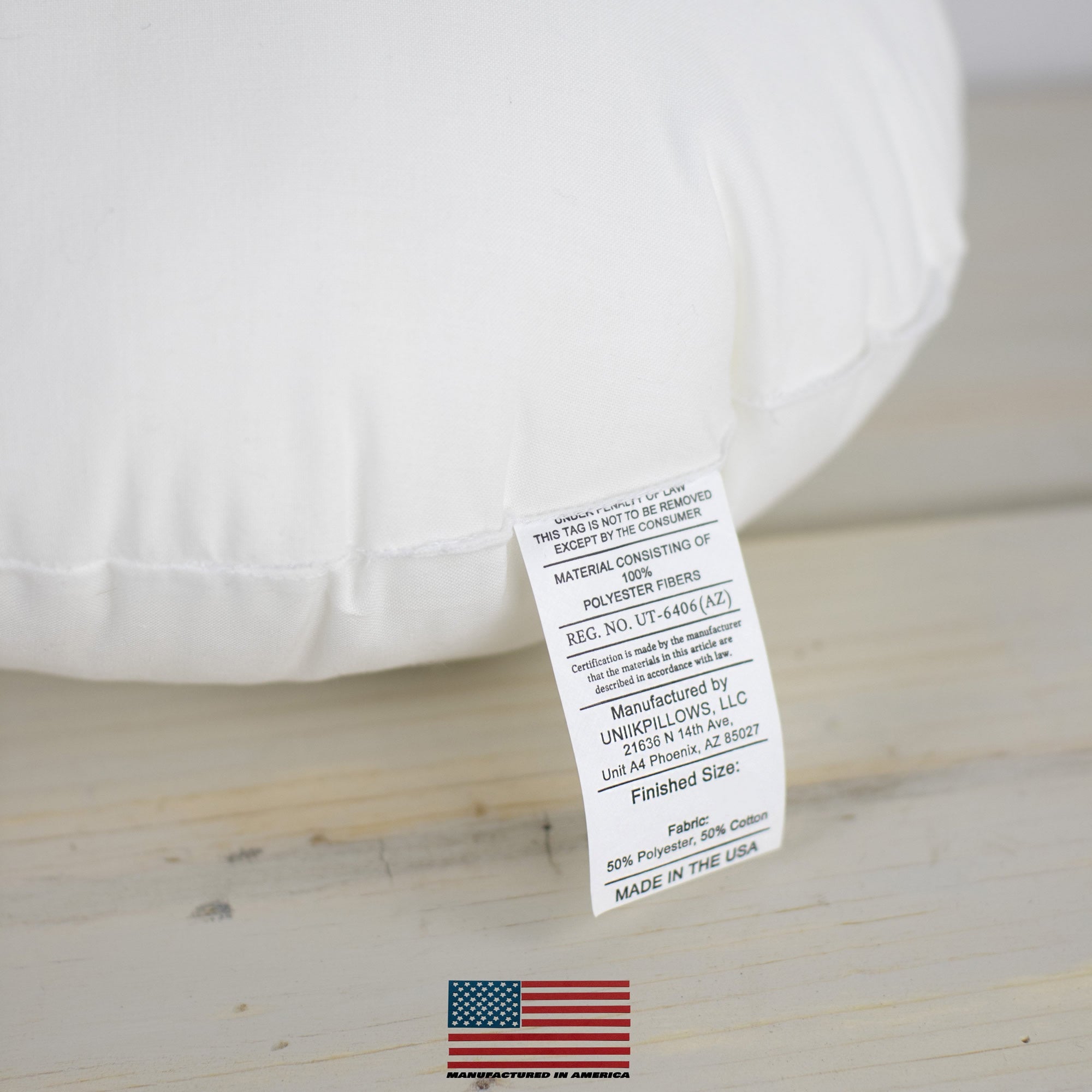 10" | Round Pillows Insert | Indoor Outdoor Hypoallergenic Polyester
