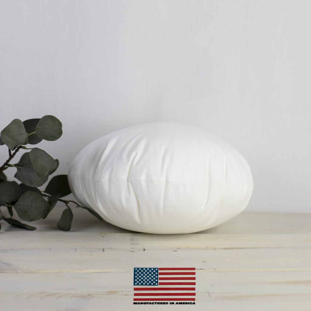 10" | Round Pillows Insert | Indoor Outdoor Hypoallergenic Polyester
