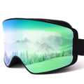 Eclipse Optics - OTG Ski Goggles with Interchangeable Lens System (Green)