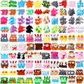 Leyndo 200 Pcs Mini Stuffed Animals Bulk Tiny Stuffed Animal Keychain Small Plush Toys for Kids Classroom Rewards Carnival Prizes Valentines Day Easter Birthday Animal Themed Party Favors(Mixed)
