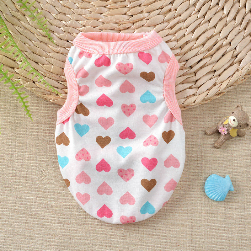 Small Dog Blossom Vest