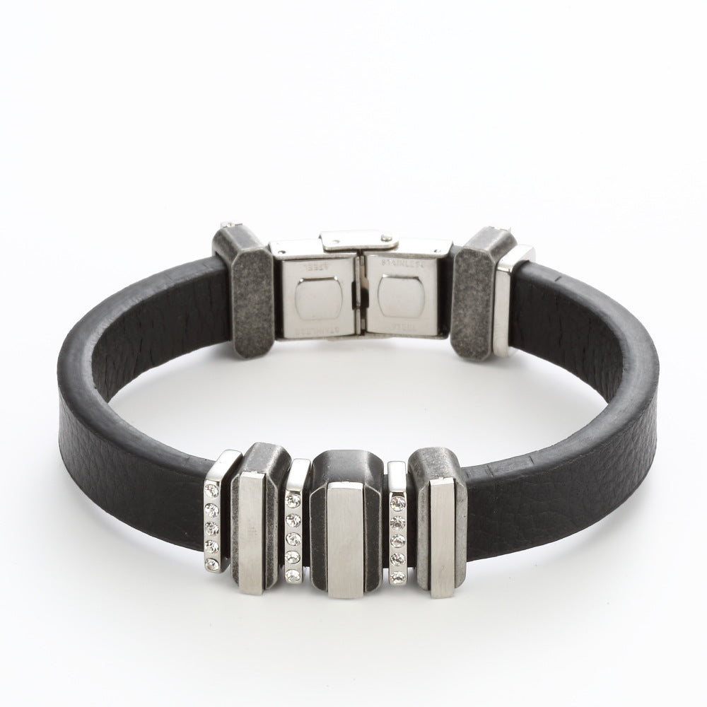 Punk Jewelry Diamond Bead Bracelet