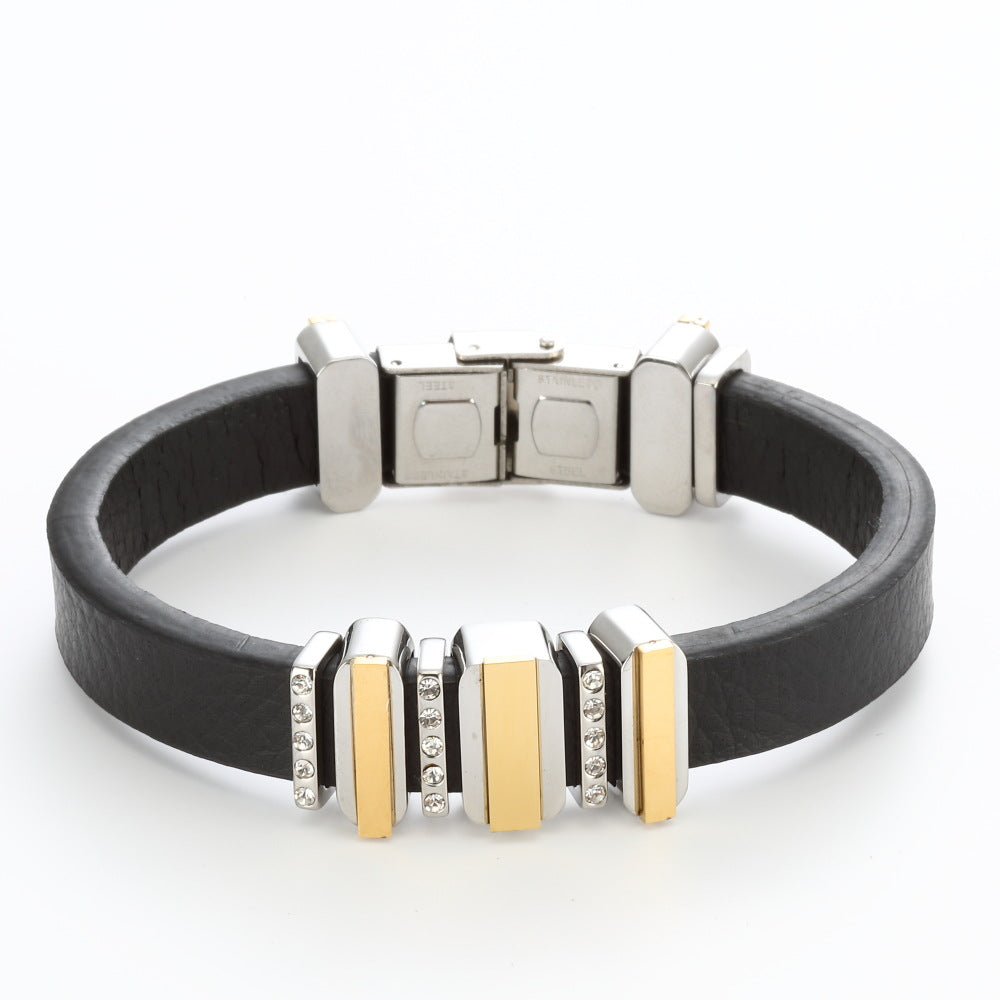 Punk Jewelry Diamond Bead Bracelet