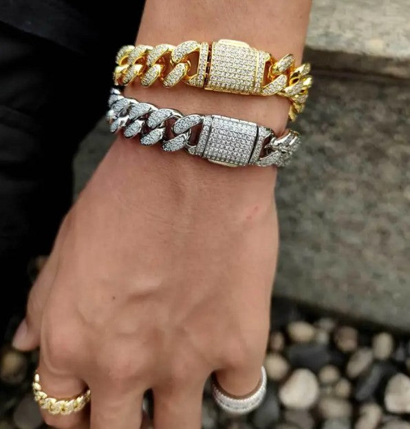 Jewelry Flip Double Row Full Zircon Bracelet
