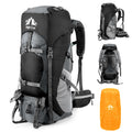 Night Cat Hiking Backpacks 90L Camping Backpacking Packs for Men Women Lightweight Outdoor for Mountaineering Traveling No Internal Frame