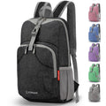 ZOMAKE Ultra Lightweight Backpack 10L Small Hiking Daypack Water Resistant Travel Daybag Ultra Light Backpacks for Hiking (Black)