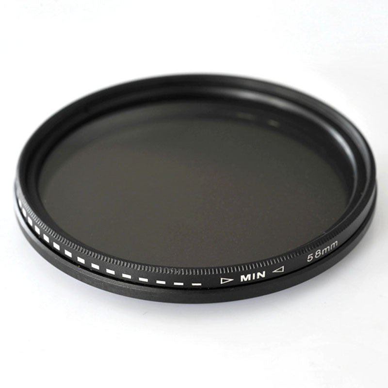 Adjustable ND Filter for Cameras - Multi-Caliber