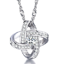 Jewelry Set with Diamonds: Necklace, Bracelet, Earrings