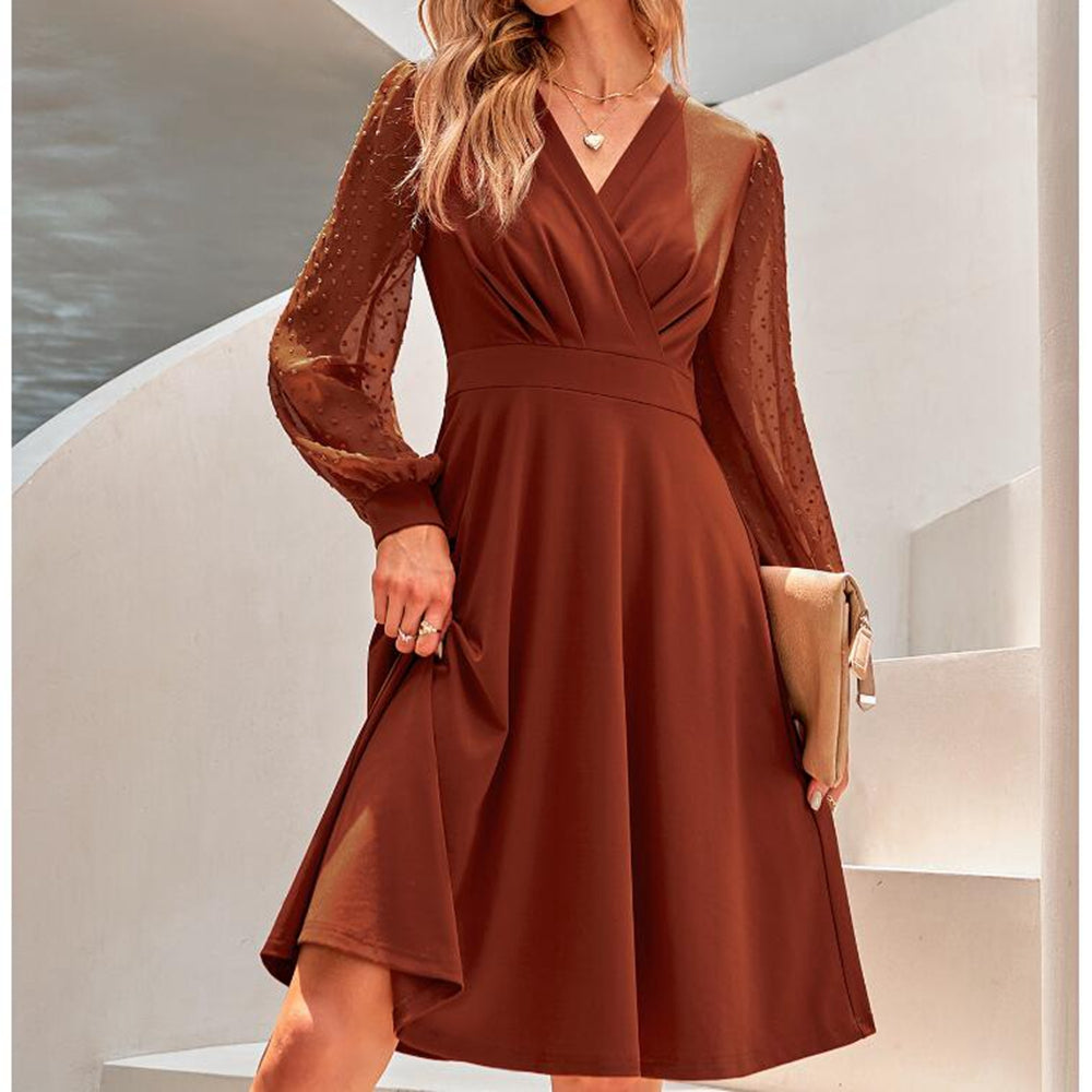 Womens' Maxi Dresses Short Sleeve Boho Casual Flowy Dress