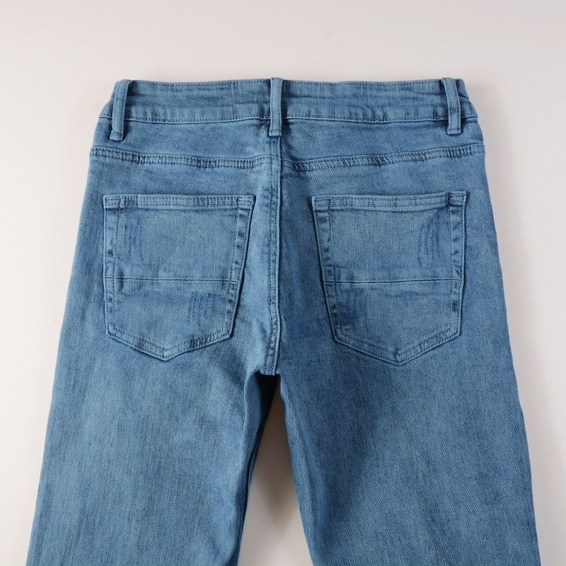 UrbanRift™ – Distressed Mid-Waist Street Jeans