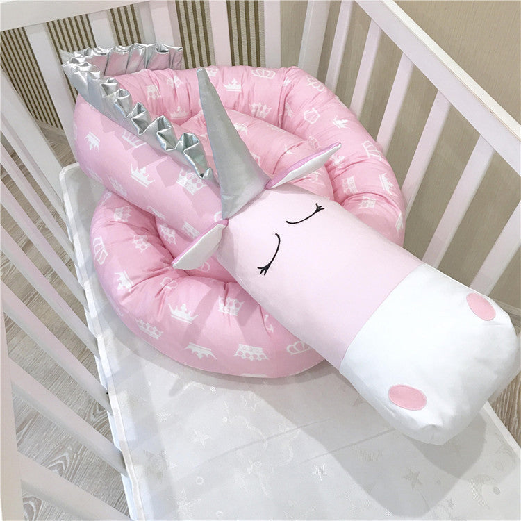Cot Bumper Zebra Design in Cotton for Baby Safety