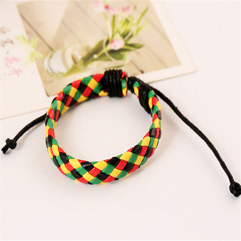 Korean PU Braided Bracelet Jewelry