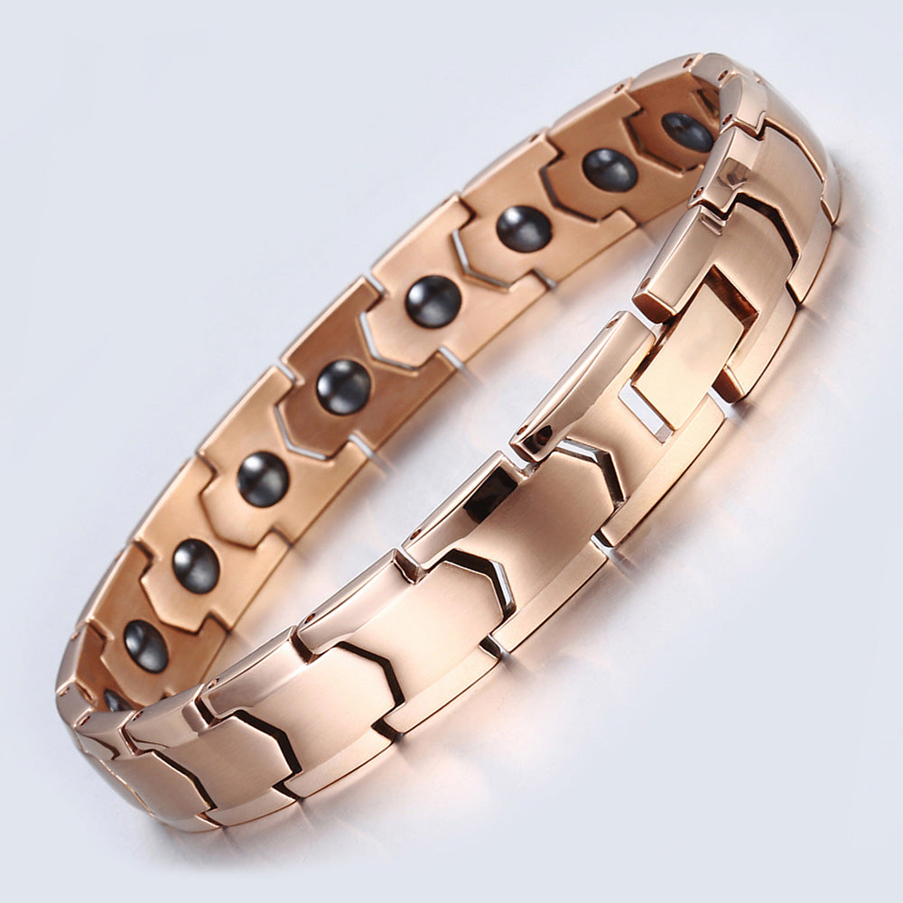 Stainless Steel Magnetic Therapy Jewelry Bracelet