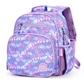 mibasies Toddler Backpack for Girls 2-4: Preschool Kindergarten Backpack - Cute Kids Backpacks for Girls - Fish scale Backpack for Girls Purple