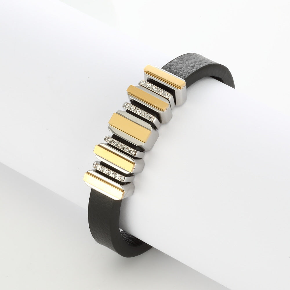 Punk Jewelry Diamond Bead Bracelet