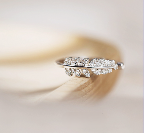 Leaf Ring Jewelry Accessory