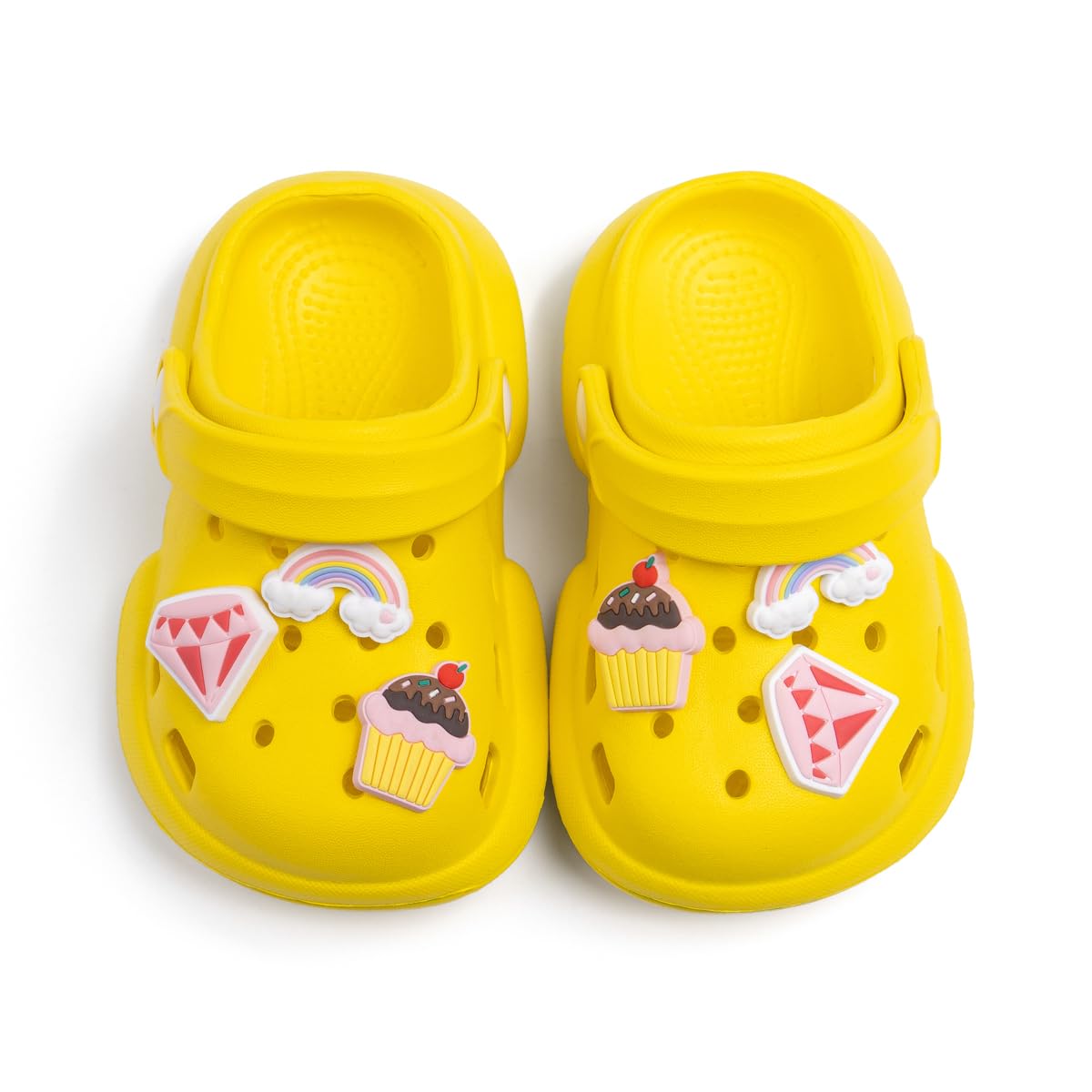 KIDSUN Toddler Kids Boys Girls Cute Garden Clogs Water Sandals Slip On Shoes Slipper Slides Lightweight Outdoor Summer Infant Children Beach Pool Play Shoes (Baby/Toddler Kids)