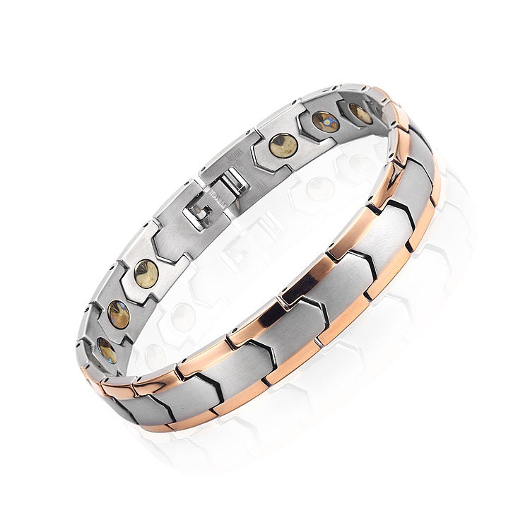 Stainless Steel Magnetic Therapy Jewelry Bracelet