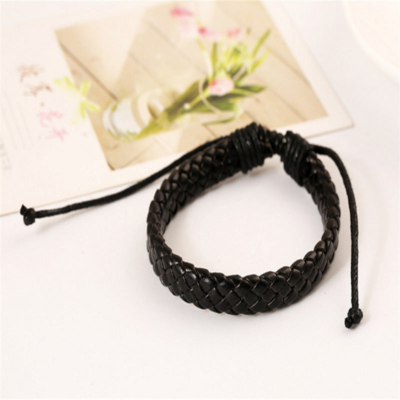 Korean PU Braided Bracelet Jewelry