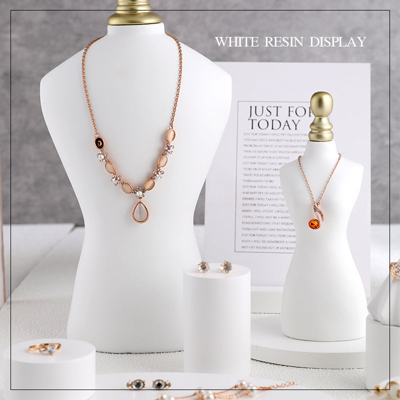 Jewelry Display Stand for Necklaces, Rings, and Earrings