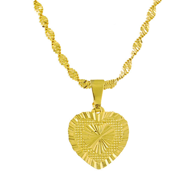 Gold Heart Necklace