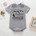 Baby & Toddler Alphabet Print Romper Outfit