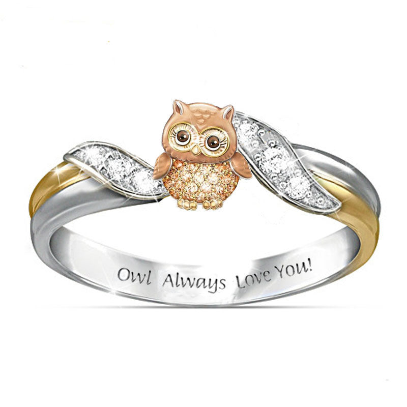 Owl Ring - Animal Jewelry Accessory