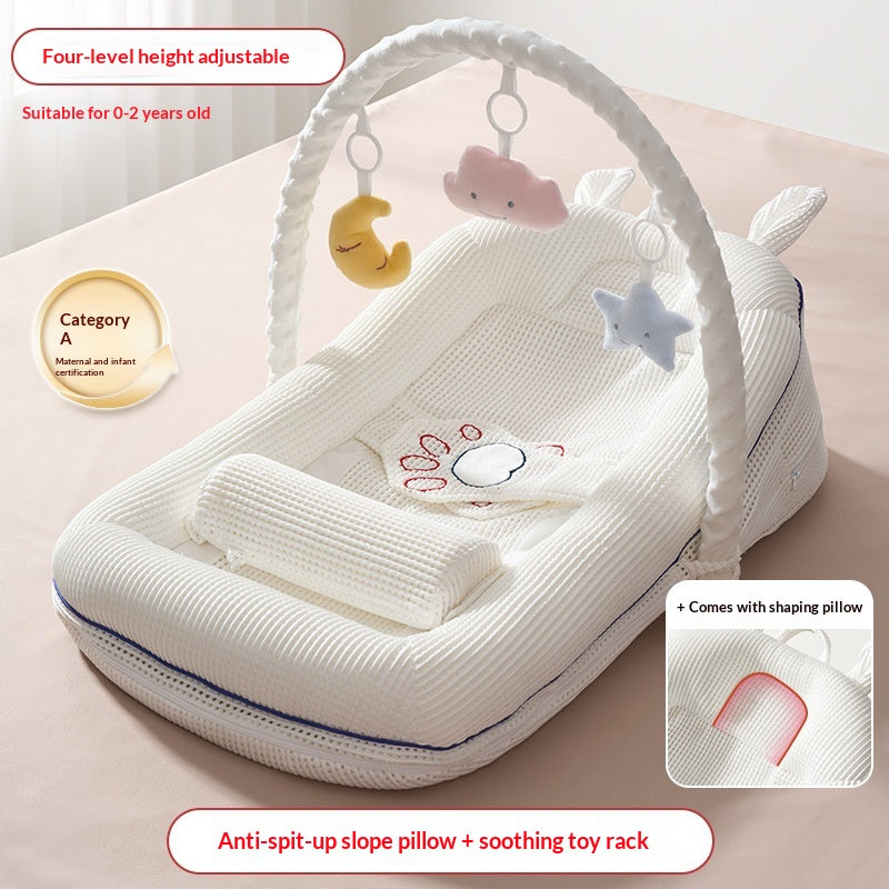 Color: Mengmeng Bunny Toy Rack - Infant Anti-reflux Bed-in-bed For Sloped Positioning