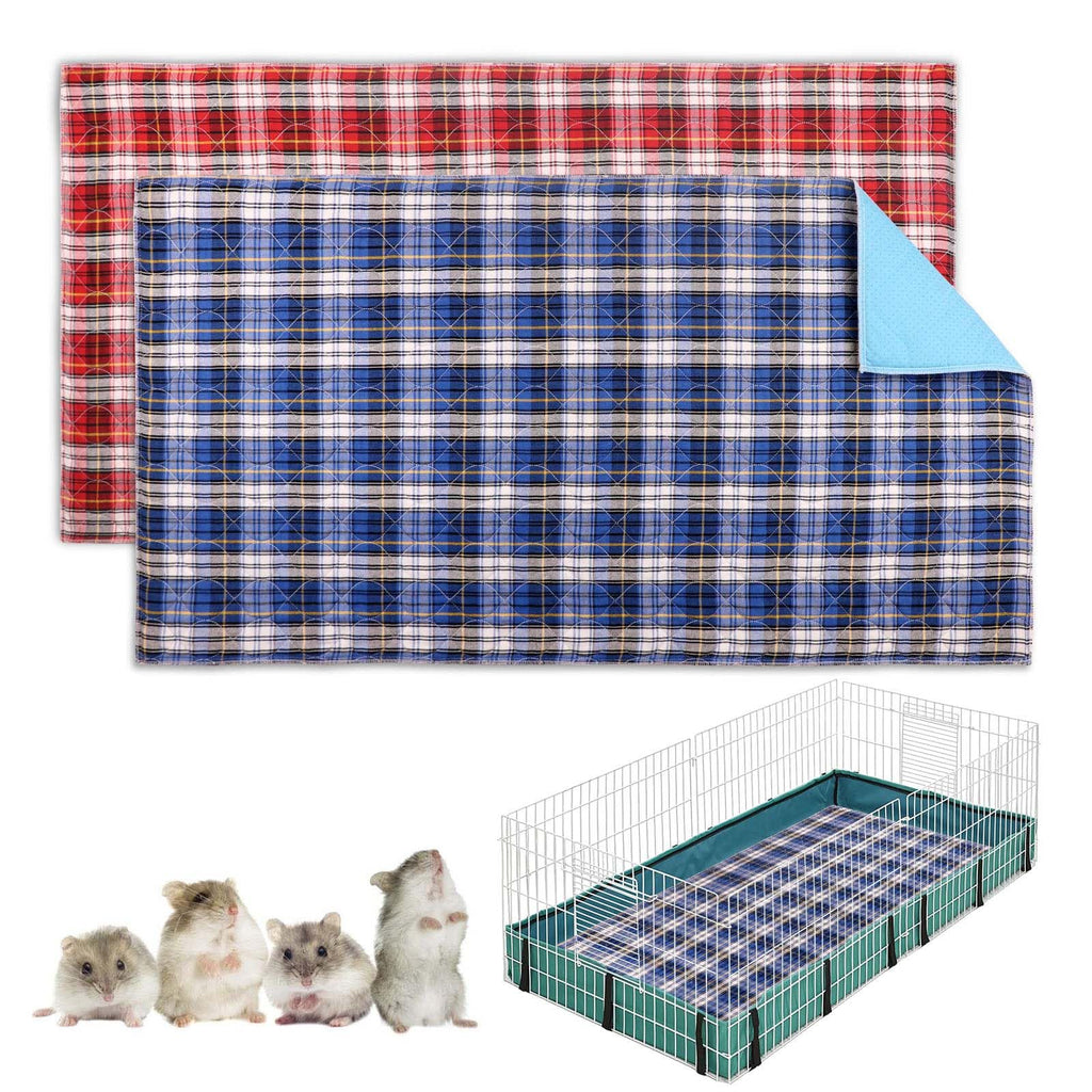 2 PCS Guinea Pig Cage LinerGuinea Pig Bedding Pet Supplies Guinea Pig Pee Pads Pet Supplies(22"x35")